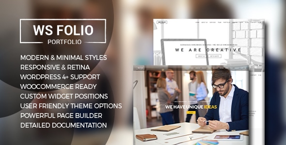 WS Folio - Responsive Portfolio WordPress Theme Logo